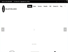 Tablet Screenshot of hellerwellness.com